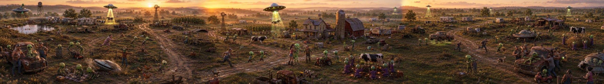 alieninvasion by Michael Helgeson Silly Alien Invasion - Image 1